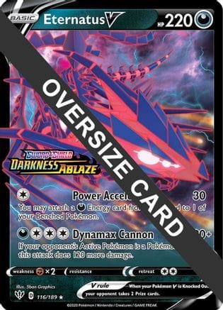 'Pokemon - 'Eternatus V 116/189  - Holofoil Jumbo Cards - Promo
