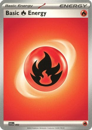'Pokemon - 'Basic Fire Energy 002  SVE Scarlet & Violet Energies - Common