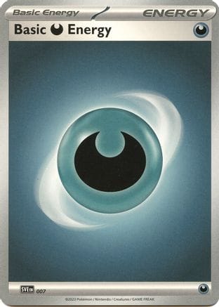 'Pokemon - 'Basic Darkness Energy 007  SVE Scarlet & Violet Energies - Common