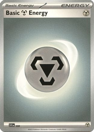 'Pokemon - 'Basic Metal Energy 008  SVE Scarlet & Violet Energies - Common