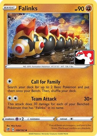 'Pokemon - 'Falinks 109  Prize Pack Series Cards - Uncommon