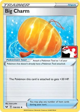 'Pokemon - 'Big Charm 158  Prize Pack Series Cards - Uncommon