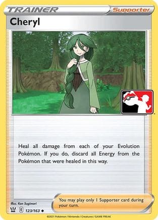 'Pokemon - 'Cheryl 123/163  Prize Pack Series Cards - Uncommon