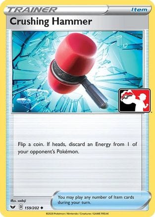 'Pokemon - 'Crushing Hammer 159/202  Prize Pack Series Cards - Uncommon