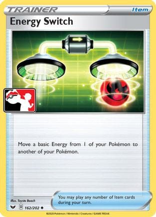 'Pokemon - 'Energy Switch 162  Prize Pack Series Cards - Uncommon