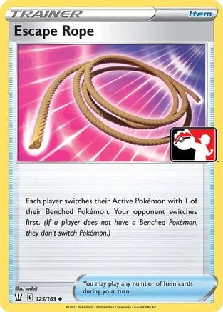 'Pokemon - 'Escape Rope 125/163  Prize Pack Series Cards - Uncommon