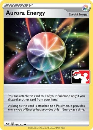 'Pokemon - 'Aurora Energy 186/202  - Holofoil Prize Pack Series Cards - Uncommon