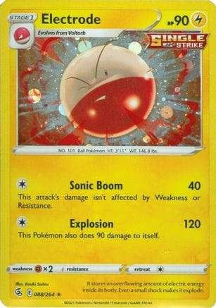 'Pokemon - 'Electrode 088/264  - Holofoil Miscellaneous Cards & Products - Rare