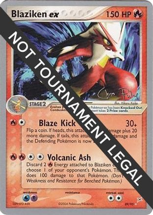 'Pokemon - 'Blaziken ex - 2004 (Chris Fulop) 089  World Championship Decks - Ultra Rare