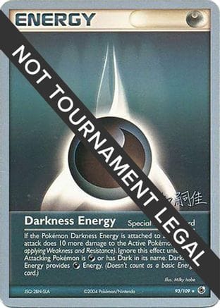 'Pokemon - 'Darkness Energy - 2004 (Tsuguyoshi Yamato) 093  World Championship Decks - Rare