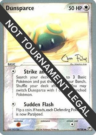 'Pokemon - 'Dunsparce - 2004 (Chris Fulop) 060  World Championship Decks - Common