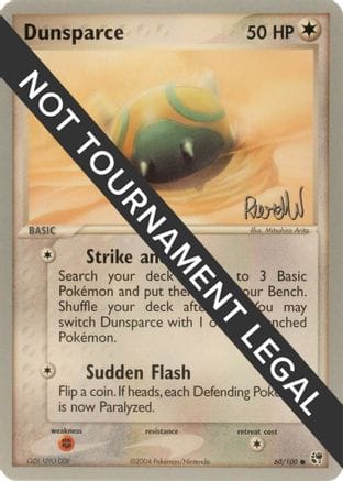 'Pokemon - 'Dunsparce - 2004 (Reed Weichler) 060  World Championship Decks - Common