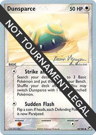 'Pokemon - 'Dunsparce - 2004 (Kevin Nguyen) 060  World Championship Decks - Common
