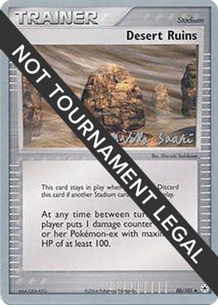 'Pokemon - 'Desert Ruins - 2006 (Miska Saari) 088  World Championship Decks - Uncommon