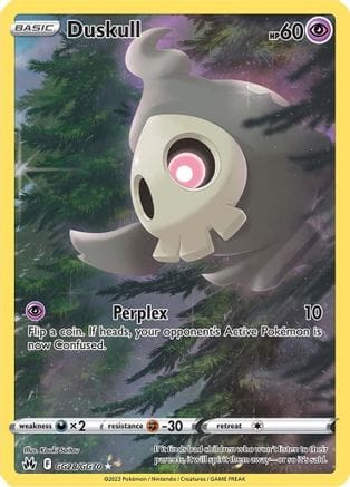 'Pokemon - 'Duskull GG28/GG70  - Holofoil Crown Zenith Galarian Gallery - Ultra Rare
