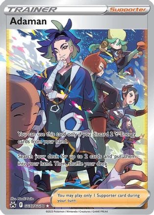 'Pokemon - 'Adaman GG57/GG70  - Holofoil Crown Zenith Galarian Gallery - Ultra Rare