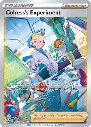 'Pokemon - 'Colress's Experiment GG59/GG70  - Holofoil Crown Zenith Galarian Gallery - Ultra Rare