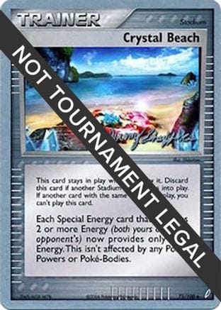 'Pokemon - 'Crystal Beach - 2007 (Jeremy Scharff-Kim) 075  World Championship Decks - Uncommon