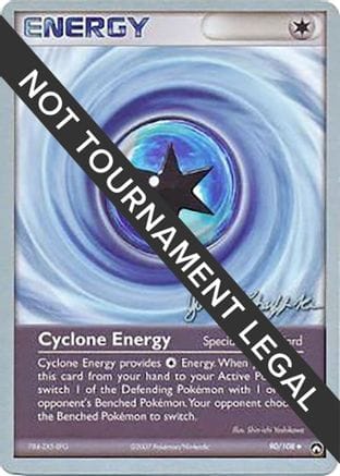 'Pokemon - 'Cyclone Energy - 2007 (Jeremy Scharff-Kim) 090  World Championship Decks - Uncommon