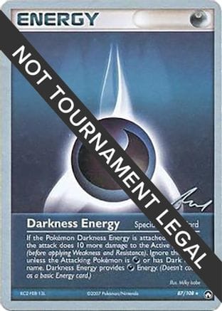 'Pokemon - 'Darkness Energy - 2007 (Tom Roos) 087  World Championship Decks - Rare