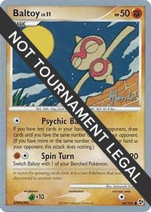 'Pokemon - 'Baltoy - 2008 (Dylan Lefavour) 060  World Championship Decks - Common