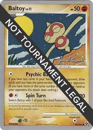 'Pokemon - 'Baltoy - 2008 (Jason Klaczynski) 060  World Championship Decks - Common