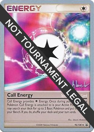 'Pokemon - 'Call Energy - 2008 (Dylan Lefavour) 092  World Championship Decks - Uncommon