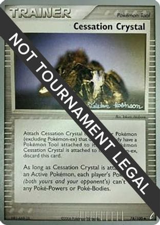'Pokemon - 'Cessation Crystal - 2008 (Tristan Robinson) 074  World Championship Decks - Uncommon