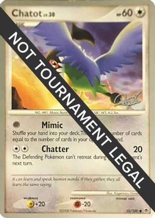 'Pokemon - 'Chatot - 2008 (Paul Atanassov) 055  World Championship Decks - Common