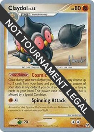 'Pokemon - 'Claydol - 2008 (Dylan Lefavour) 015  World Championship Decks - Rare