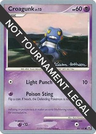 'Pokemon - 'Croagunk - 2008 (Tristan Robinson) 060  World Championship Decks - Common
