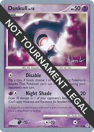 'Pokemon - 'Duskull - 2008 (Dylan Lefavour) 080  World Championship Decks - Common