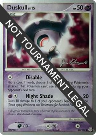 'Pokemon - 'Duskull - 2008 (Jason Klaczynski) 080  World Championship Decks - Common
