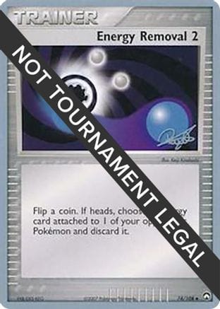 'Pokemon - 'Energy Removal 2 - 2008 (Paul Atanassov) 074  World Championship Decks - Uncommon