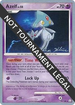 'Pokemon - 'Azelf - 2009 (Stephen Silvestro) 019  World Championship Decks - Rare