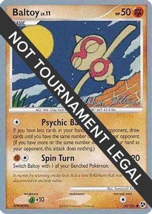 'Pokemon - 'Baltoy - 2009 (Stephen Silvestro) 060  World Championship Decks - Common