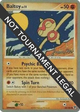 'Pokemon - 'Baltoy - 2009 (Jason Martinez) 060  World Championship Decks - Common