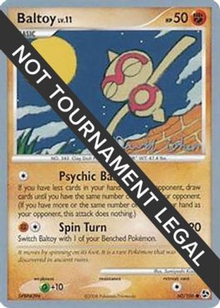 'Pokemon - 'Baltoy - 2009 (David Cohen) 060  World Championship Decks - Common