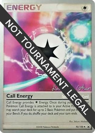 'Pokemon - 'Call Energy - 2009 (David Cohen) 092  World Championship Decks - Uncommon