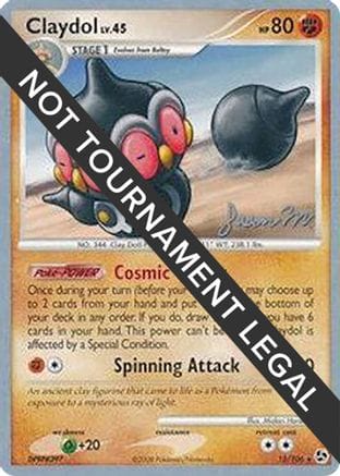 'Pokemon - 'Claydol - 2009 (Jason Martinez) 015  World Championship Decks - Rare
