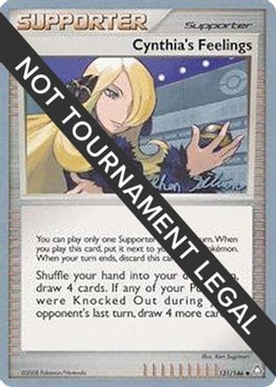 'Pokemon - 'Cynthia's Feelings - 2009 (Stephen Silvestro) 131  World Championship Decks - Uncommon