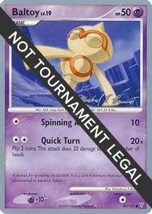 'Pokemon - 'Baltoy - 2010 (Michael Pramawat) 089  World Championship Decks - Common
