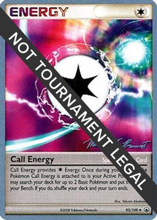 'Pokemon - 'Call Energy - 2010 (Michael Pramawat) 092  World Championship Decks - Uncommon