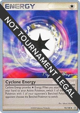 'Pokemon - 'Cyclone Energy - 2010 (Mychael Bryan) 094  World Championship Decks - Uncommon