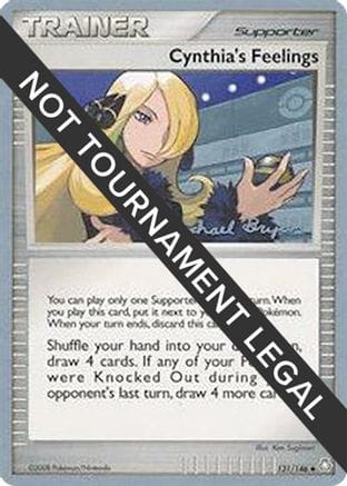 'Pokemon - 'Cynthia's Feelings - 2010 (Mychael Bryan) 131  World Championship Decks - Uncommon