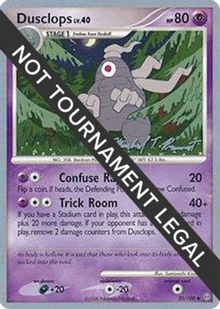 'Pokemon - 'Dusclops - 2010 (Michael Pramawat) 035  World Championship Decks - Uncommon
