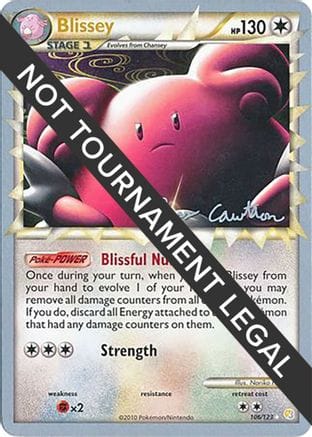 'Pokemon - 'Blissey - 2011 (Ross Cawthon) 106  World Championship Decks - Ultra Rare