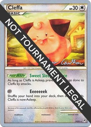 'Pokemon - 'Cleffa - 2011 (Ross Cawthon) 024  World Championship Decks - Rare