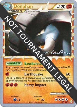 'Pokemon - 'Donphan - 2011 (Ross Cawthon) 107  World Championship Decks - Ultra Rare