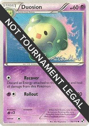 'Pokemon - 'Duosion - 2011 (Ross Cawthon) 056  World Championship Decks - Uncommon